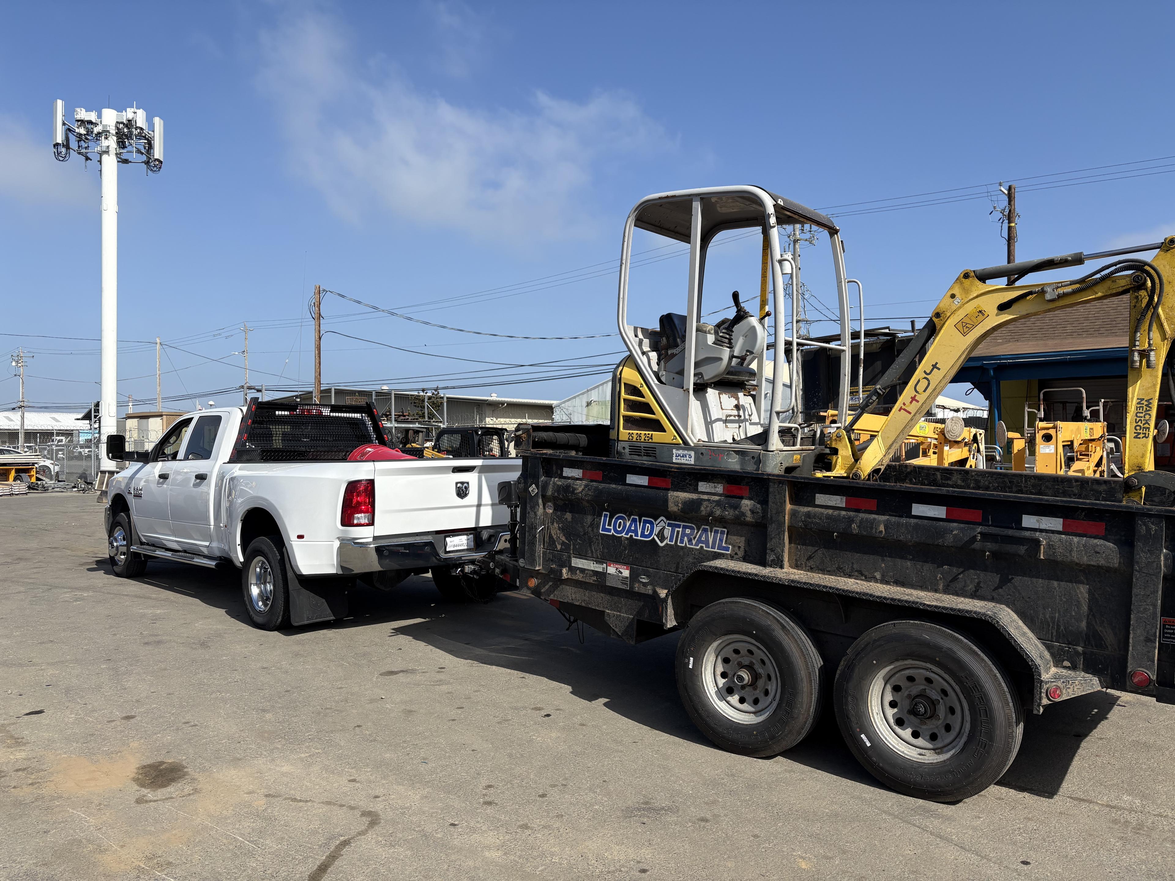 Excavation equipment for site work